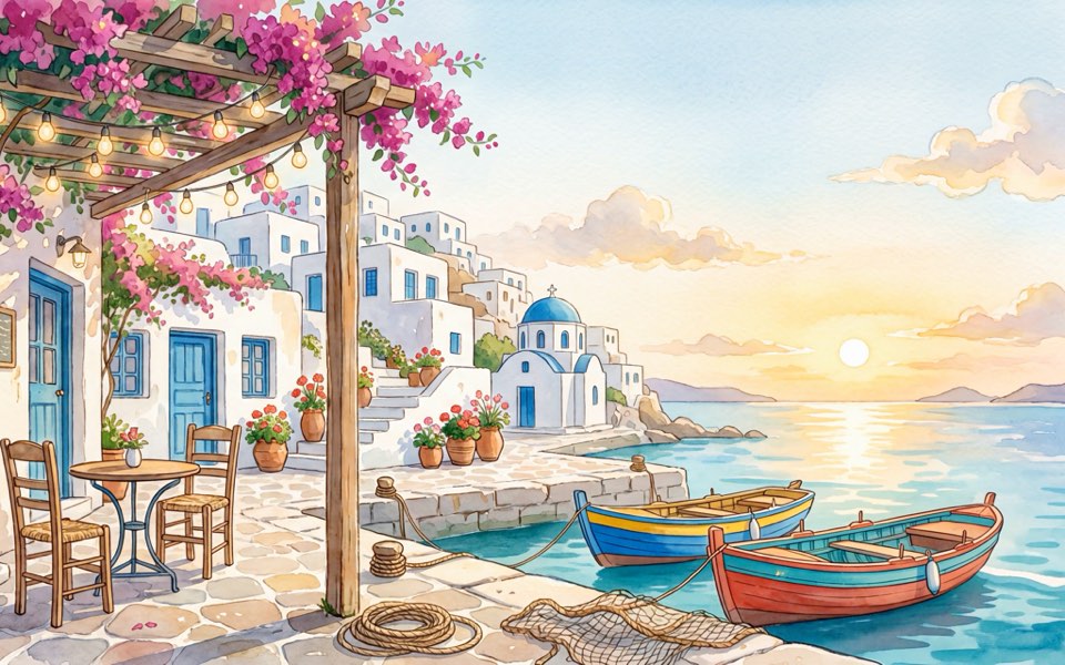 Cozy · Greek Harbor