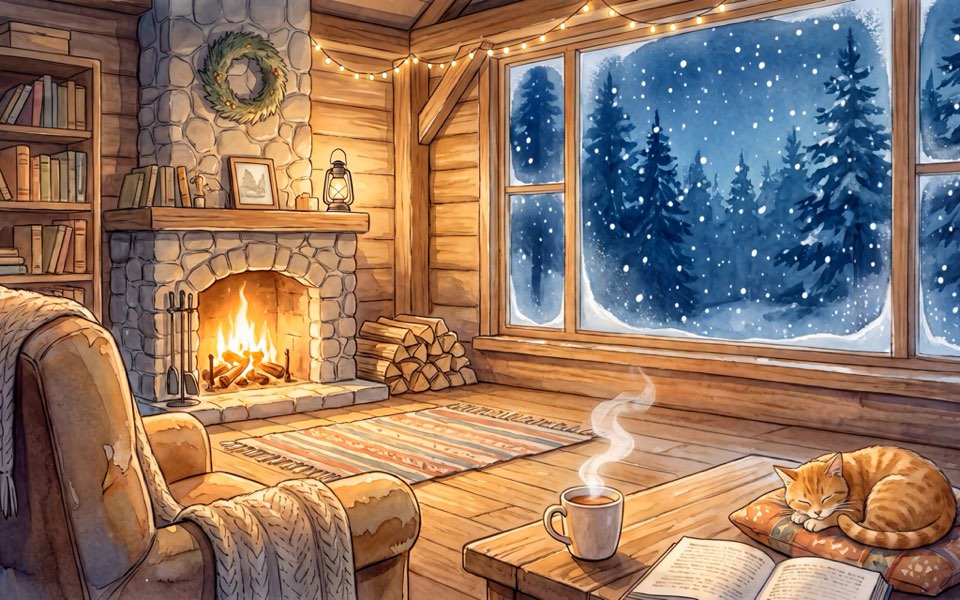 Cozy · Winter Cabin