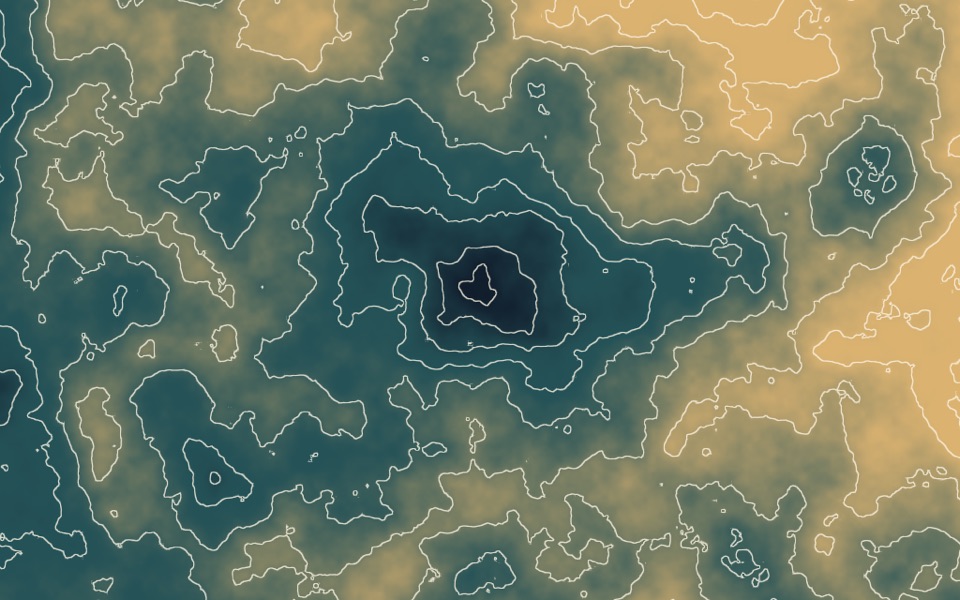 Topo · Contours